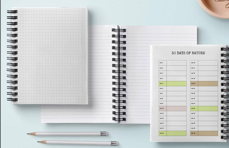 Printable Bullet Journal Pages, Monthly Tracker Lists (digital Download ...