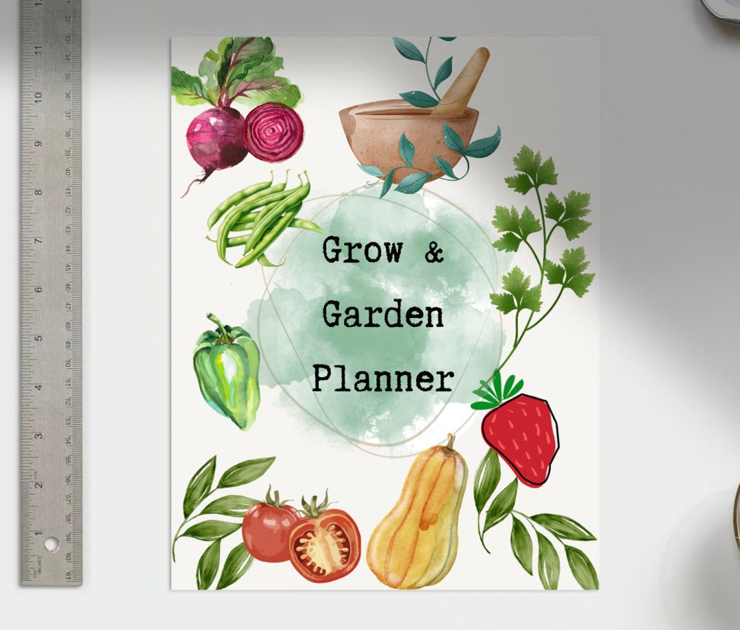 Garden Growing Planner Printable Harvest and Weather Tracking Pages ...