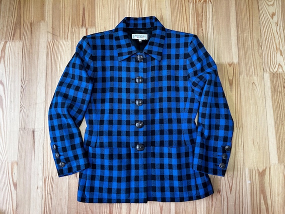 Vintage Yves Saint Laurent Rive Gauche 80s Blue Jacket - Etsy Canada