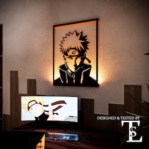SVG Naruto v3 LED Wall Decoration / Laser Cut Files