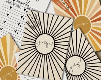 Gratitude Journal, Gratitude Habit, Thankful Printable, Tracker, Log, Planners, Friendsgiving, Mindfulness, Thanksgiving, Kids Activities