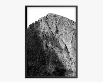 Canigou - Analogic photography of the highest mountain of the west Pyrenees in France.