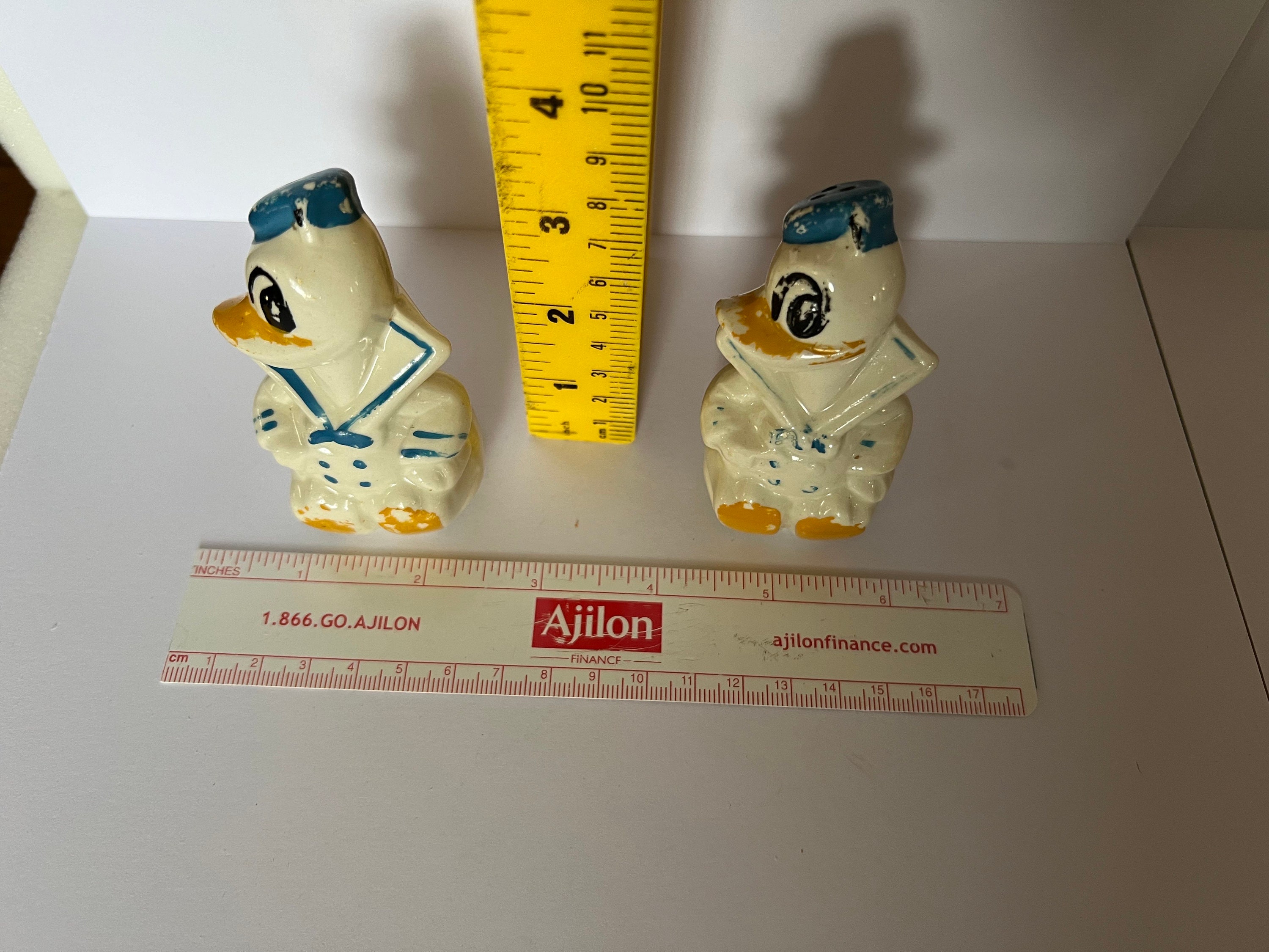 Vintage DONALD DUCK Salt and Pepper Shakers From Walt Disney