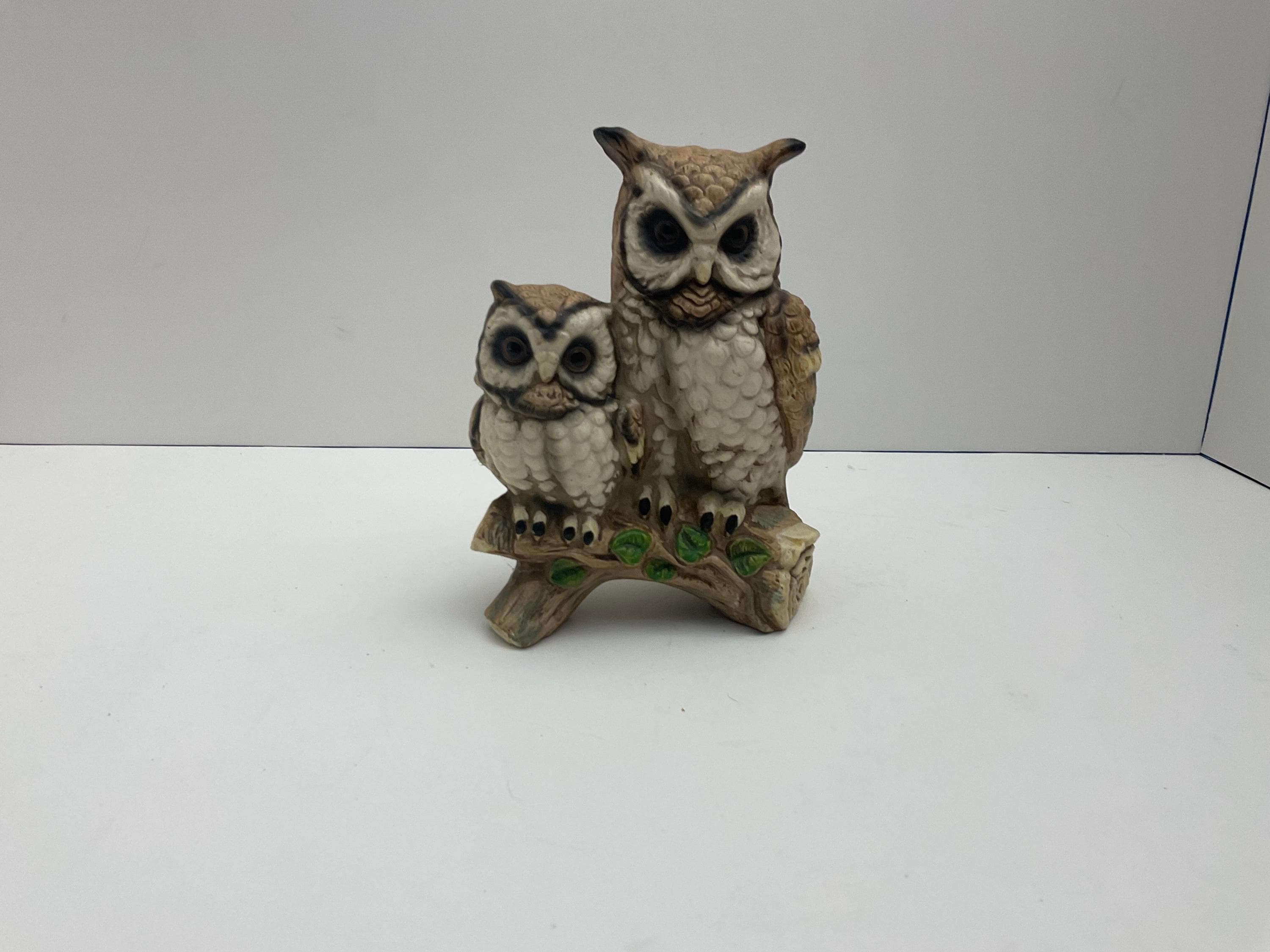 Vintage OWL & Baby OWLET - unknown manufacturer, unknown date (see pics).