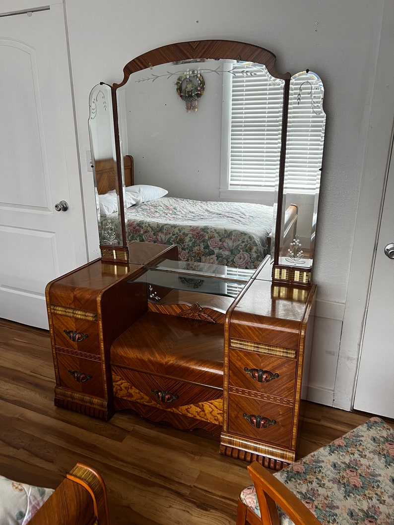 Art Deco Bedroom Suite - the Cathy Set - Etsy