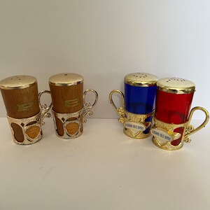 Vintage SOUVENIR salt and pepper shakers (before 1975) - US Souvenir shakers with various features (Oklahoma) (Grand Ole Opry).