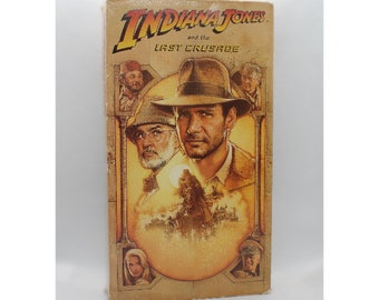 Indiana Jones and the Last Crusade VHS - LuscasFilm - Steven Spielberg - Harrison Ford