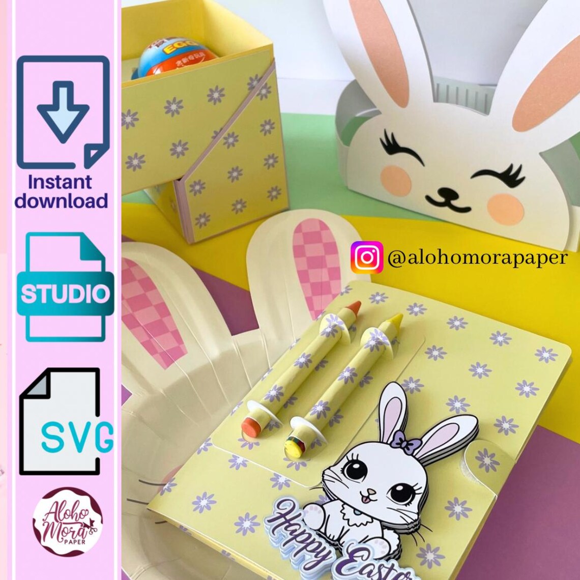 Coloring Folder Box. Svg and Studio Template for Cricut and Cameo ...