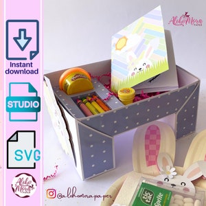 Activity Table Box Svg and Studio for cricut and Cameo/Activity box