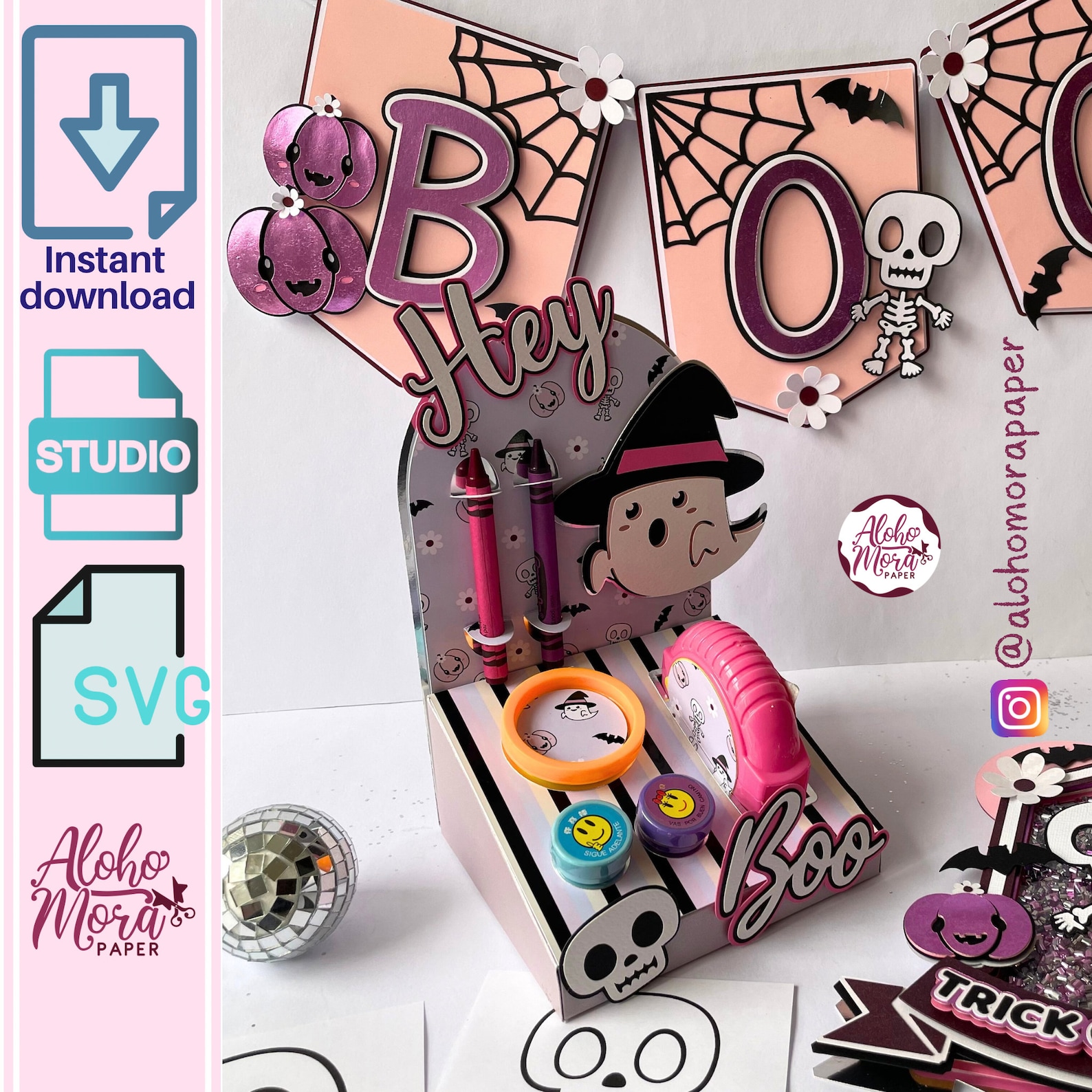 Activity Tray SVG and Studio for Cricut and Cameo/kids Activity Bag ...
