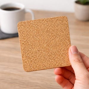 Bigfoot and Alien Cork Coasters: Funny Sasquatch UFO Designs, 4-Pack image 7