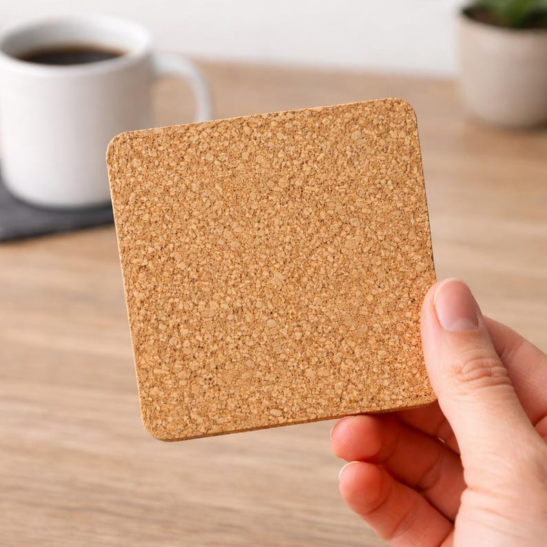 Bigfoot and Alien Cork Coasters: Funny Sasquatch UFO Designs, 4-Pack image 7