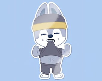 Stray Kids Bang Chan WolfChan SKZoo dominATE Amsterdam Concert Moment Sticker • 2-Inch Kpop Sticker • Water Resistant Glossy Laptop Sticker