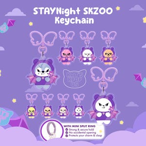 Evil Skzoo Keychain - Etsy