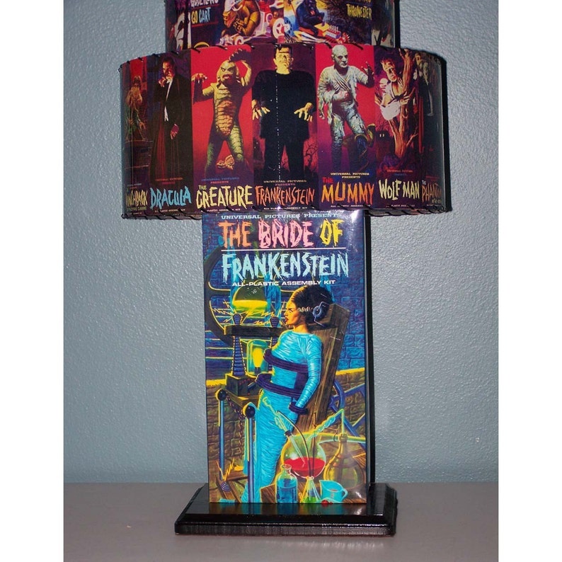 BRIDE OF FRANKENSTEIN Vintage Aurora Monster Model Lamp and Etsy