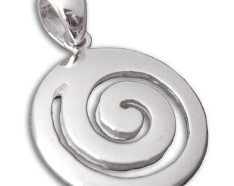 Spiral - Sterling Silver Pendant