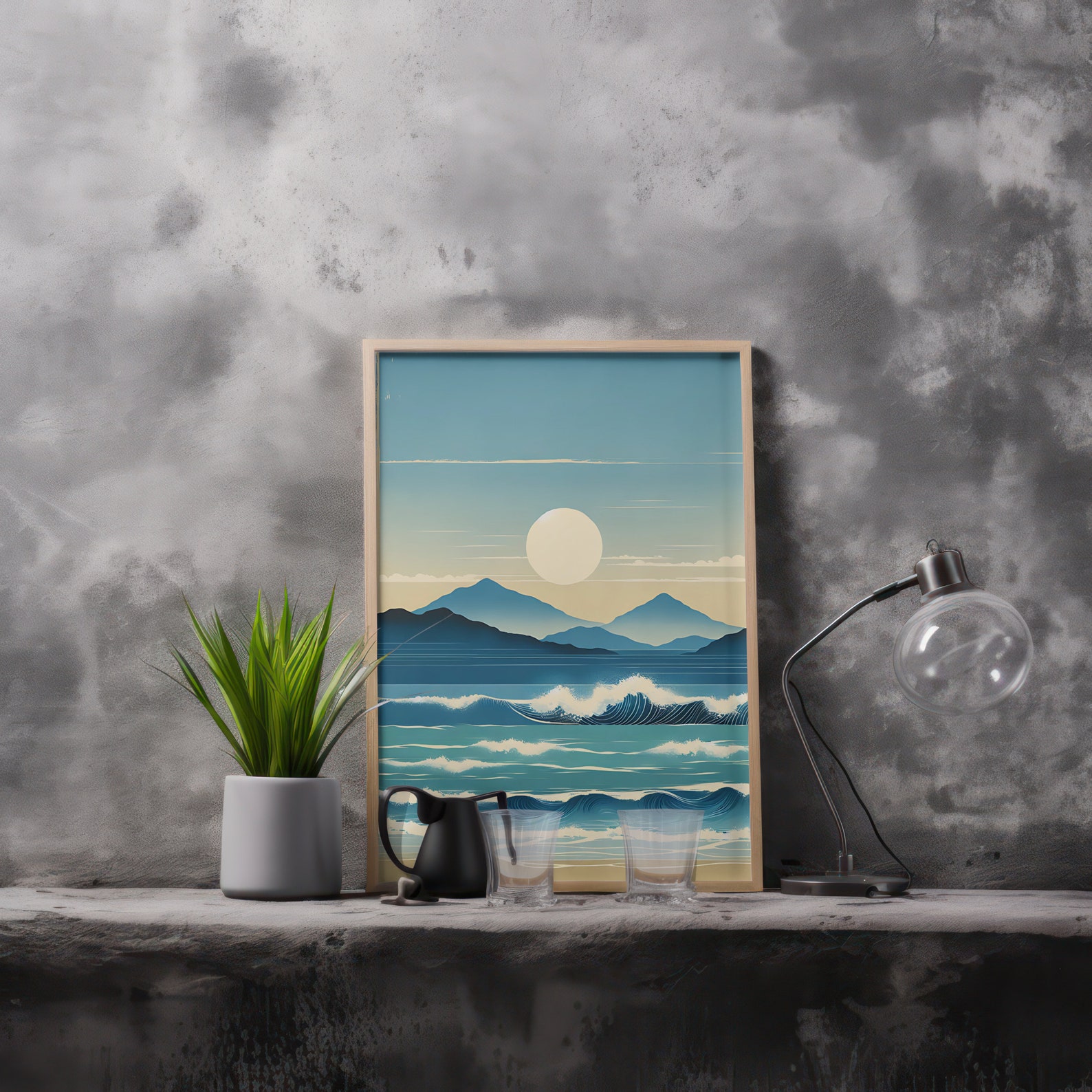 Japandi Wall Art, Wasabi Sabi, Japandi Wall Art, Japaneseinspired Wall