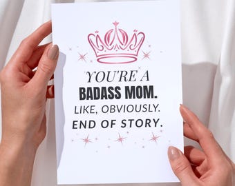 Printable Mother’s Day Card, Happy Mother’s Day, Minimalist, Instant Download