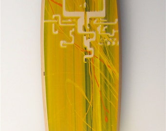 Sold! Complete Longboard Skateboard Summer Soulsticks Jellyfish Limited Edition Print Handmade 5/16- Sold!