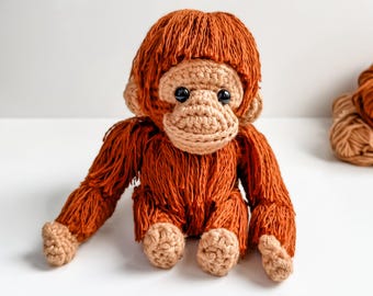 Orangutan Crochet Pattern (PDF in ENGLISH)