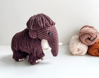 Woolly Mammoth Crochet Pattern (PDF in ENGLISH)