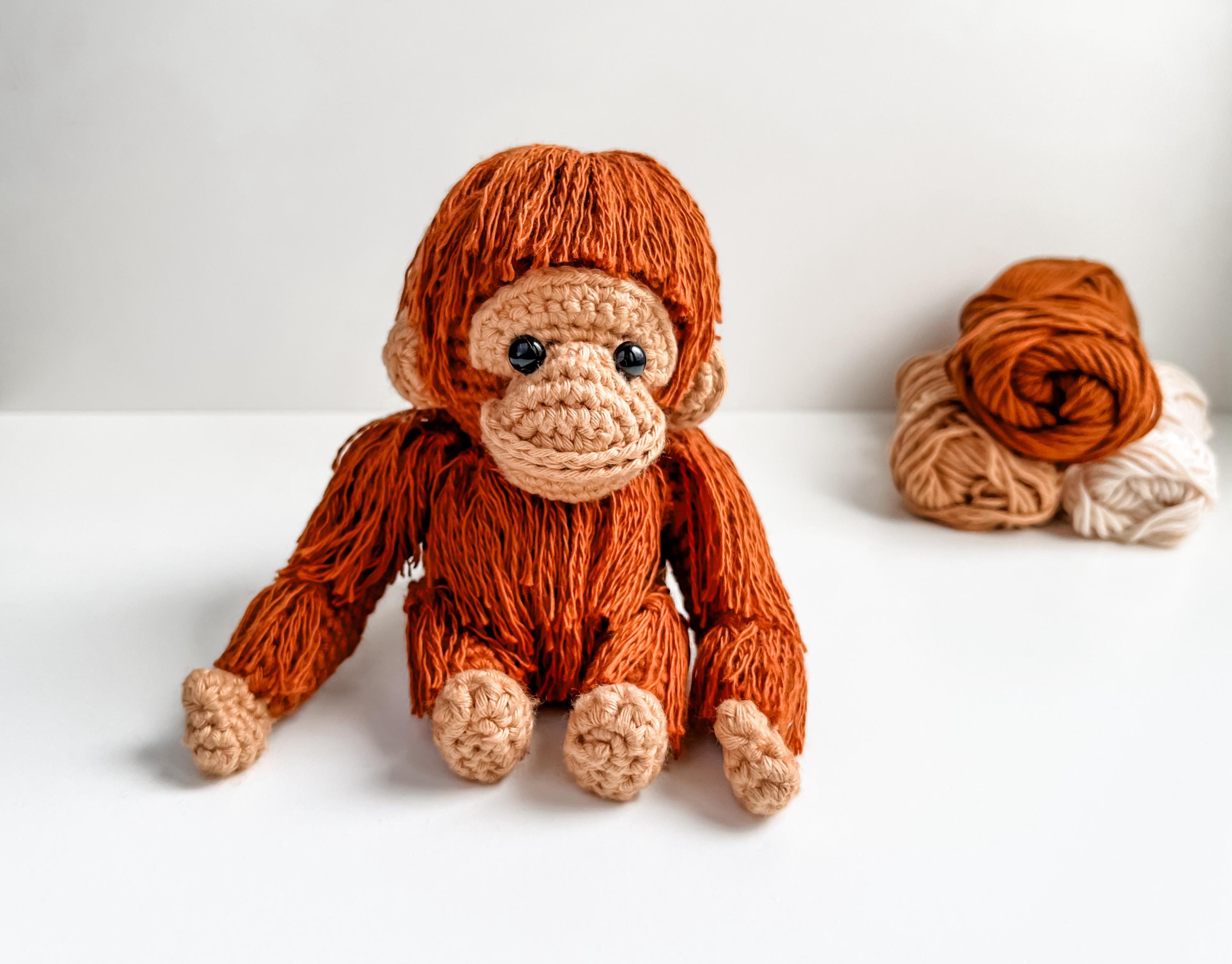 8 Orangutan Crochet Patterns for Endangered Animal Amigurumi 3 Orangutan Crochet Pattern ( in English)