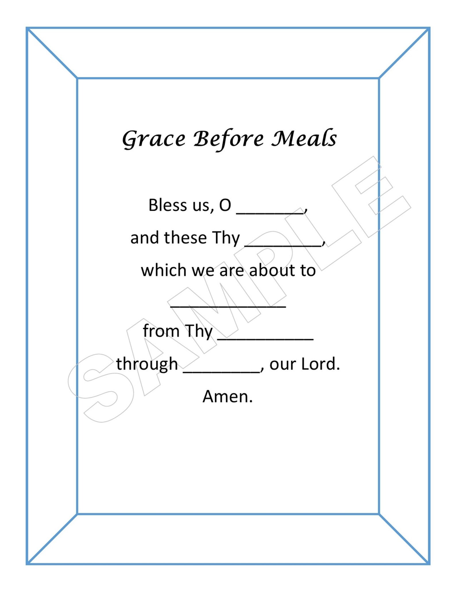 10 Basic Catholic Prayers, Printable Fill-in-the-blank Worksheets With and Without Word Banks ...