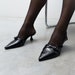 Liana Slingbacks Black Patent