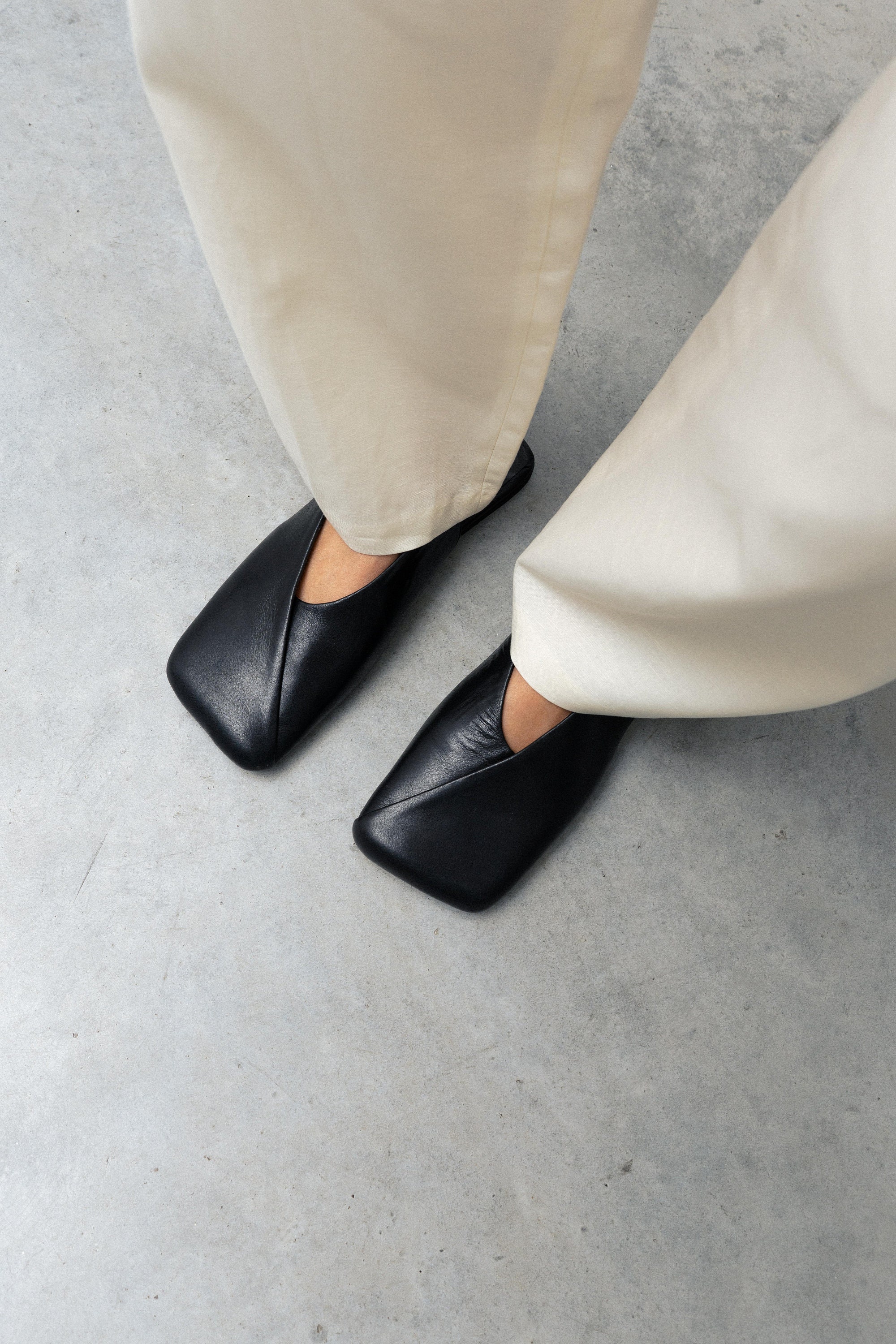 Slingback mules slingback shoes for women Black mules women s ballet flats handmade mules ballet flats Black slingback mules