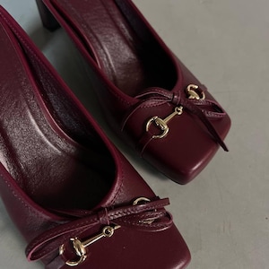 Mules | women mules | leather mules | gift for her | slippers | women's mules | clogs | barefoot sandals | slides | burgundy
