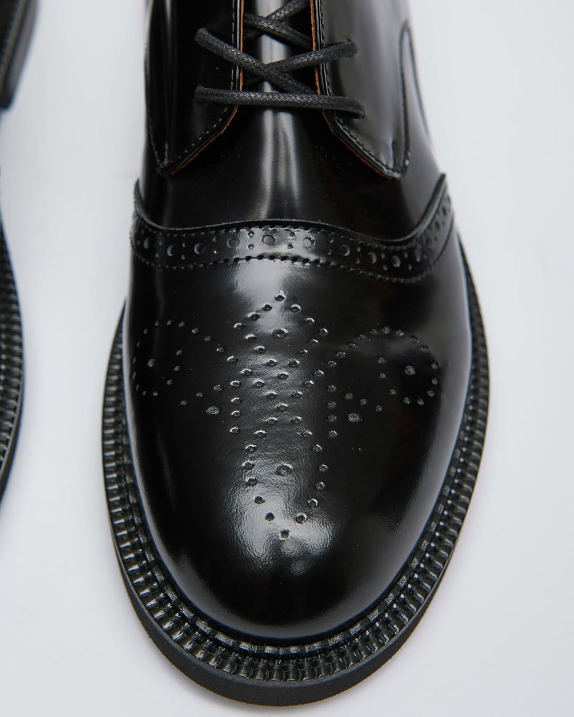 Handmade Women's Black Leather Brogues | Classic Oxford Shoes | Elegant ... - Black Luxe Brogues With Crisis-Proof Black-Tie Resilience
