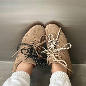 Comfortable Women&#39;s Suede Sneakers | Stylish Footwear for Her | Classic Suede Sneakers for Women | Casual and Chic Shoes | Women&#39;s Sneakers