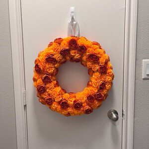 カスタムホリデーフローラルリース