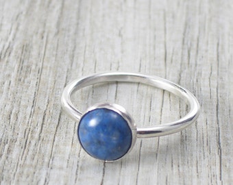 Blue Denim Lapis Lazuli Ring