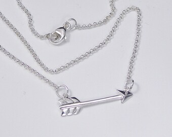 Silver Arrow Necklace