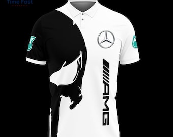 3D Printed Mercedes-Amg Petronas F1 For Fans Polo Size S-5XL