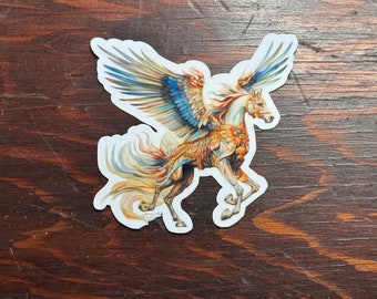 Colorful Pegasus Vinyl Sticker