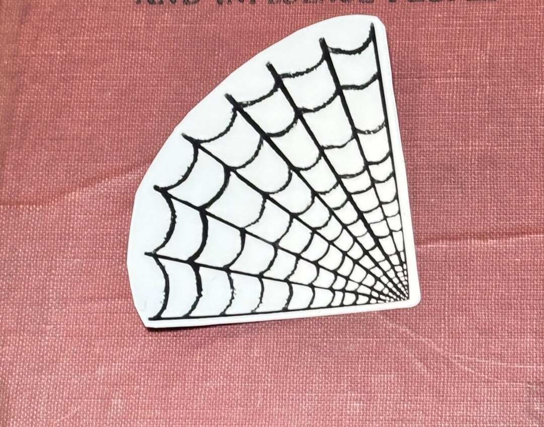 Spider Web Vinyl Sticker- Web Sticker - Etsy
