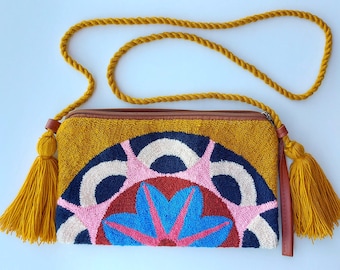 Wayuu Clutch Bag | Handmade Crossbody Purse I Colombia