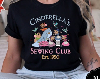 Cinderella's Sewing Club Est 1950 Shirt, Disney Princess Cinderella Shirt, Disney Princess Shirt, Princess Cinderella Shirt, Disney Trip Tee
