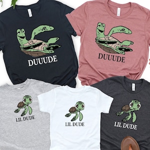 Father and Son Matching Shirts, Matching Turtles Father Son Shirts, Disney Matching Dad and Son Shirts, Daddy and Me Shirt, Dad and Son Tee