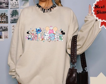 Disney Nurse Shirt, Stitch Nurse Week Shirt, Disney Nurse Gift, Disney Nurse Sweatshirt, Nursing Gift, Nurse's Day Labor And Delivery Shirt