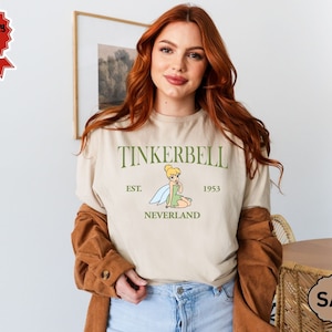 Tinkerbell 1953 Nimmerland Shirt, Disney Tinkerbell Shirt, Disney Urlaub T-Shirt, Disneyworld Reise Shirts, Disney Fee Tinkerbell T-Shirts