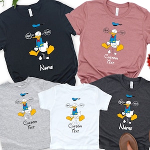 Angry Donald Duck tee, Donald Duck Swearing t-shirt, Disney Dad shirt, Vacation Disney tee, Disney Vacation Dad tee, Disney Men&#39;s tee