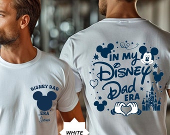 Camiseta de la era de mi papá, camiseta personalizada para papá en vacaciones familiares, camiseta de papá, camiseta del día del padre, camiseta del día del padre, camiseta familiar personalizada, camiseta de viaje familiar