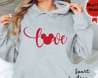 Disney Love Shirt, Mickey Ears Shirt, Disneyland, Disneyworld Shirt, Disney Trip 2024, Disney Family Vacation