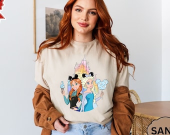 Disney Princess Elsa T-Shirt, Frozen Elsa Anna Shirt, Frozen Top, Disney Princess Elsa Shirt, Frozen Magic kingdom shirt, Disney Trip shirt.