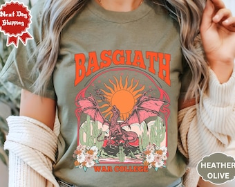 Basgiath War College Dragon Rider Shirt, Basgiath War College Tshirt, Vierter Flügel Shirt, Drachen Liebhaber Shirt, Bookish Shirt