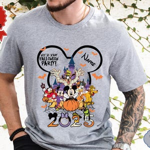 Benutzerdefinierte Disney Halloween 2025 Shirts, Disney Halloween Shirts, Disney Halloween Familienhemden, benutzerdefinierte Familie Disney-t-shirt, Halloween Disney