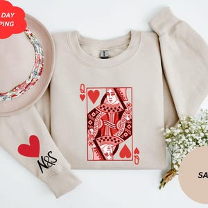 Queen of Hearts Shirt Mothers Day Gift,  Valentine Shirt, Retro Boho Vintage Graphic Tee, Alice in Wonderland Feminist Shirt